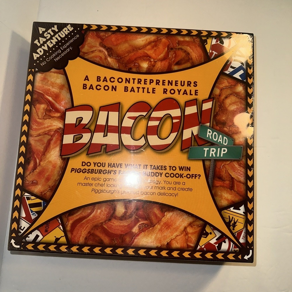 BACON  Road Trip Board Game from Aquarius FACTORY SEALED